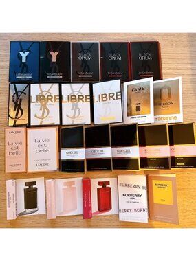 Lots Of 23 Designer Perfume - Lancome YSL Paco Rabanne Burberry Carolina Herrera